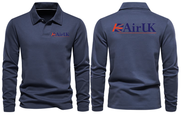 AIR UK LONG SLEEVE POLO